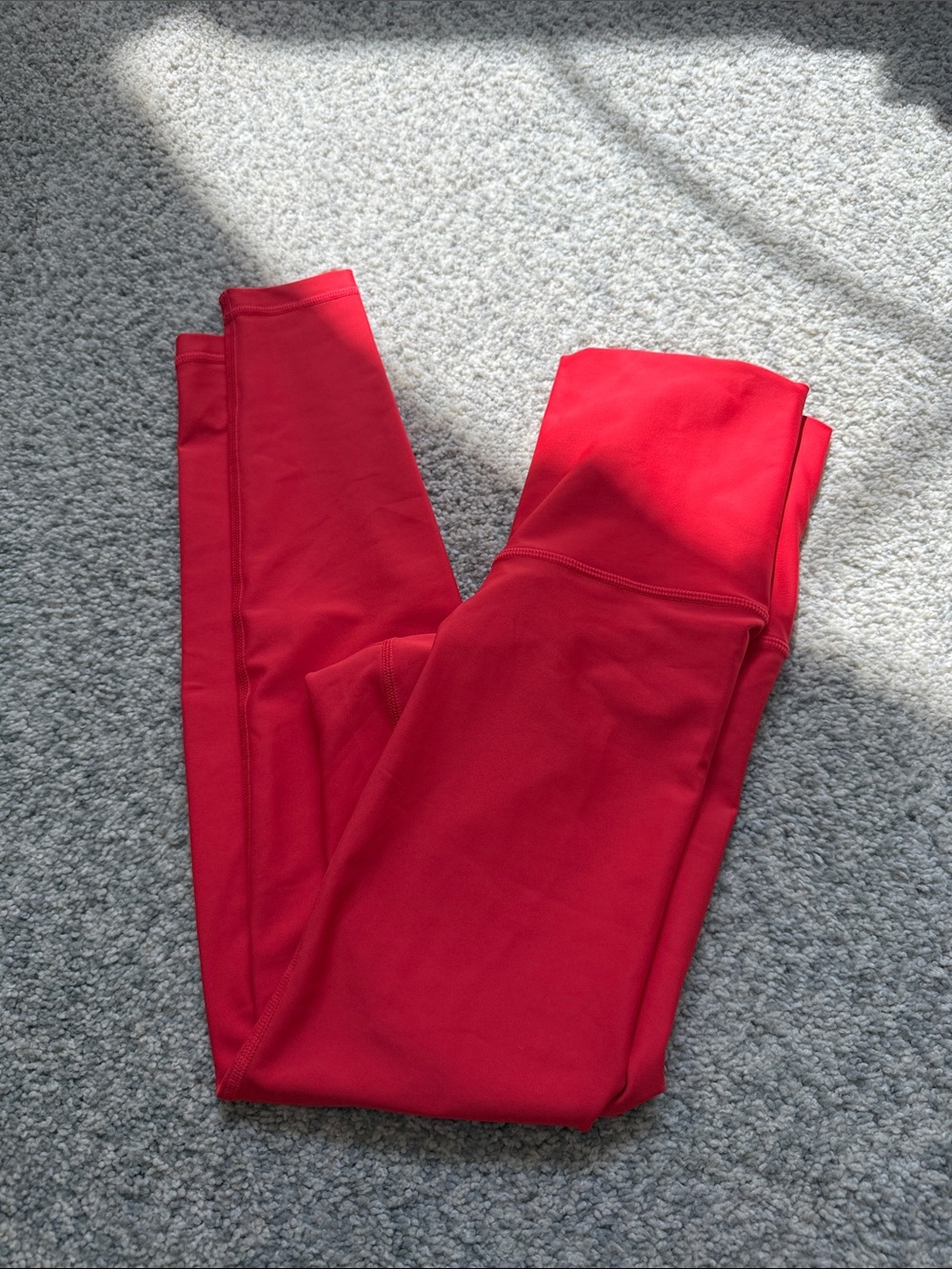 Old Navy Bright Red High-Waist Leggings